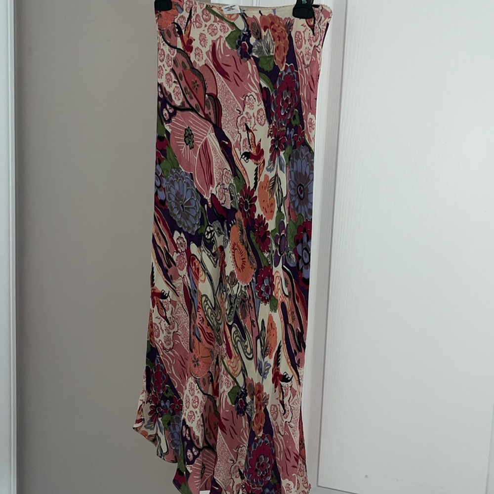 NWOT ANGIE Floral Maxi Skirt Women's Size Medium  Multicolor Boho Summer!!!